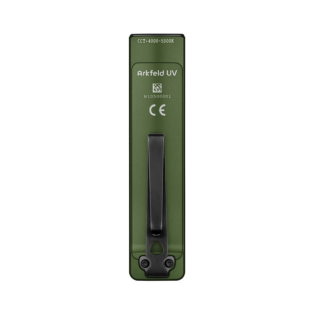 Olight Arkfeld UV & White LED Flashlight - 1000 Lumens, OD Green, Neutral White