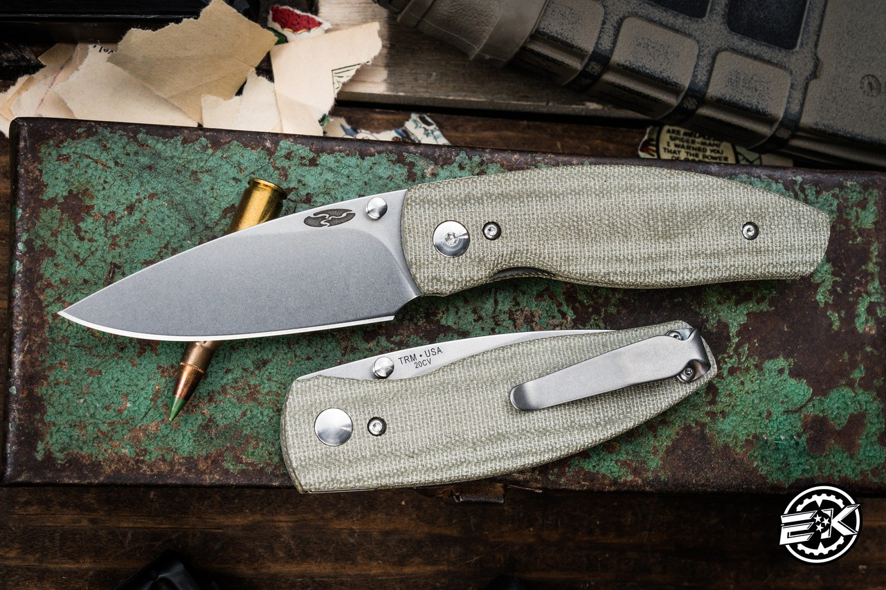 Three Rivers Manufacturing TRM NEUTRON 2 Folding Knife Contoured