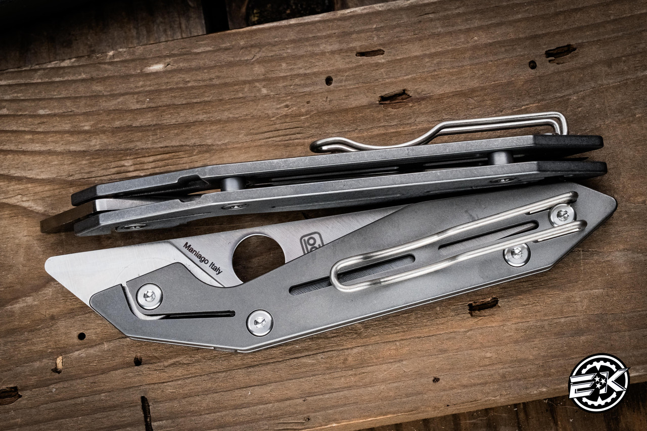 Spyderco NAND Slipit Knife Gray Titanium 3.2
