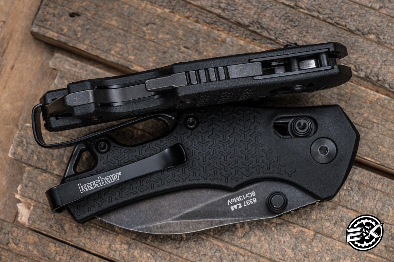 Kershaw Craze Folding Knife Black Polymer 2.4