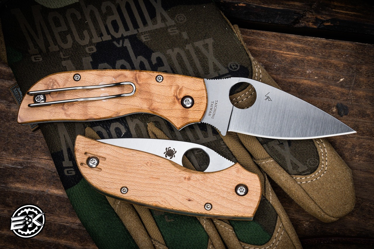 Spyderco Chaparral Slipit Maple Wood 2.8