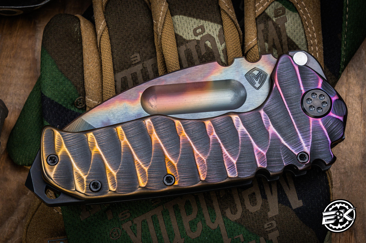 Medford Praetorian Ti Bronze-Purple Predator Sculpted Titanium