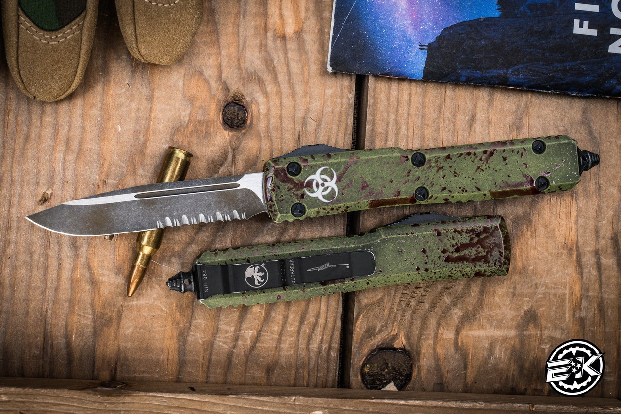 Microtech Ultratech Outbreak Edition OTF Automatic Knife 3.4