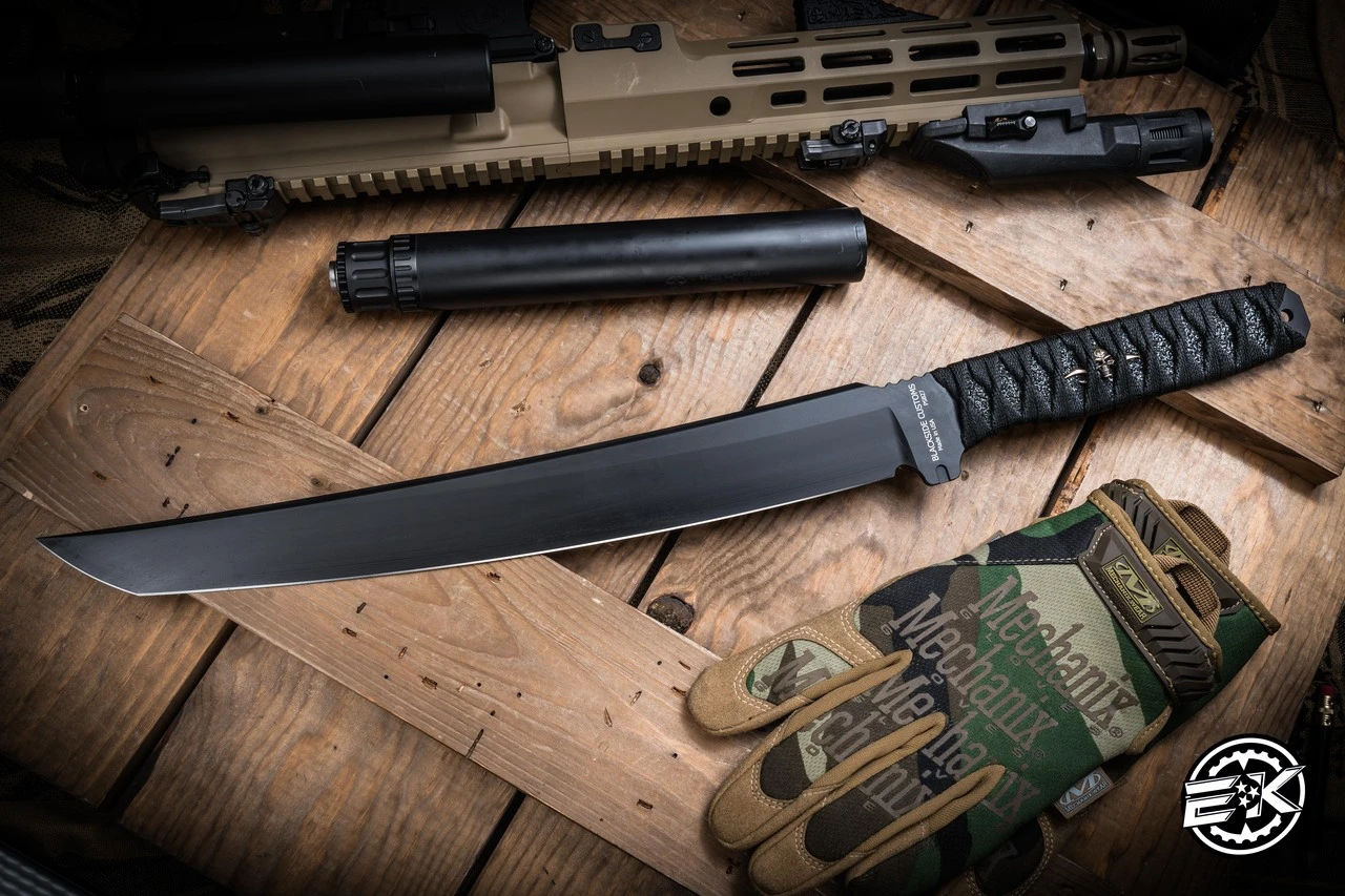 Blackside Customs Tokyo Drifter Wakazashi Fixed Blade Knife 