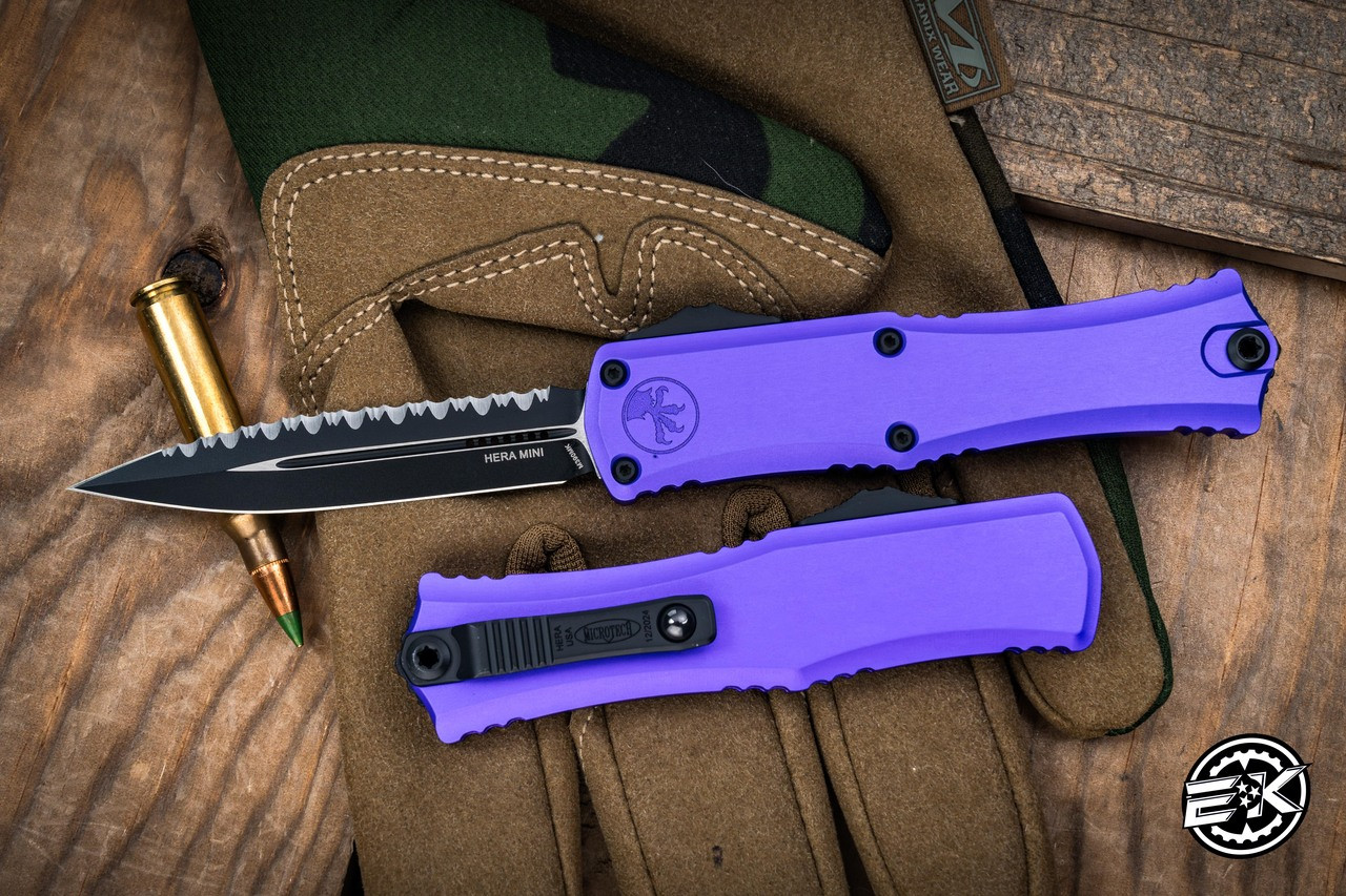 ◇Hera Microtech Hera II Mini OTF Automatic Knife Purple 3