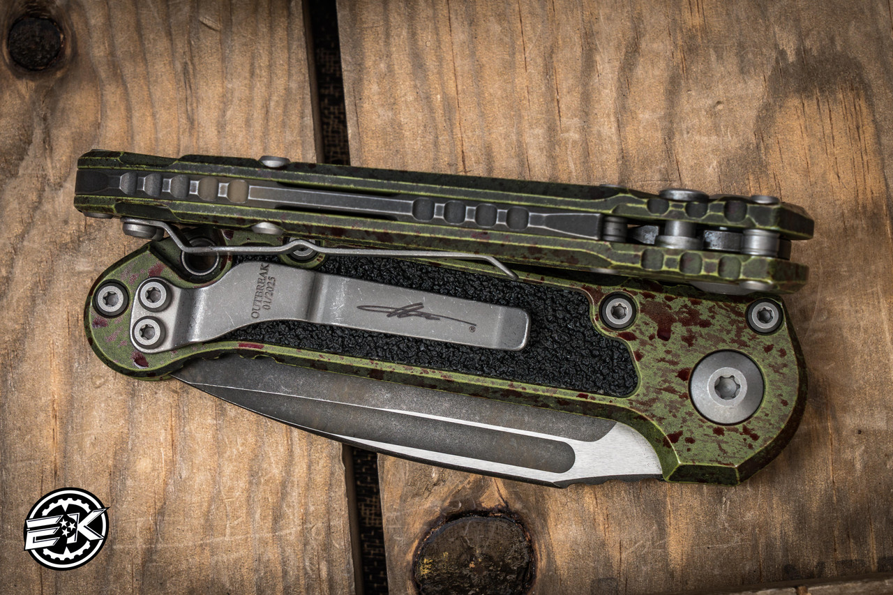 Microtech LUDT Gen III Automatic Folding Knife Outbreak Edition