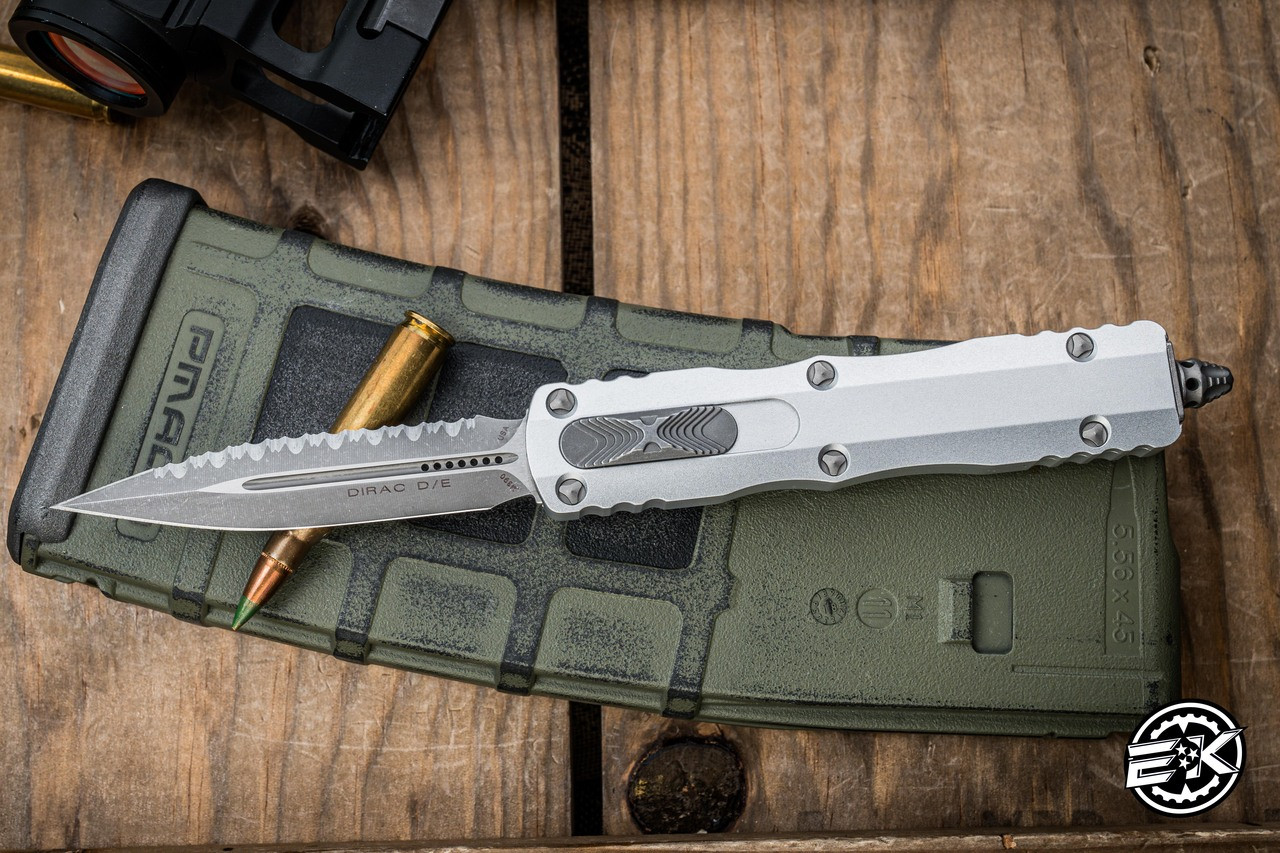 Microtech Dirac OTF Automatic Knife Natural Clear 3