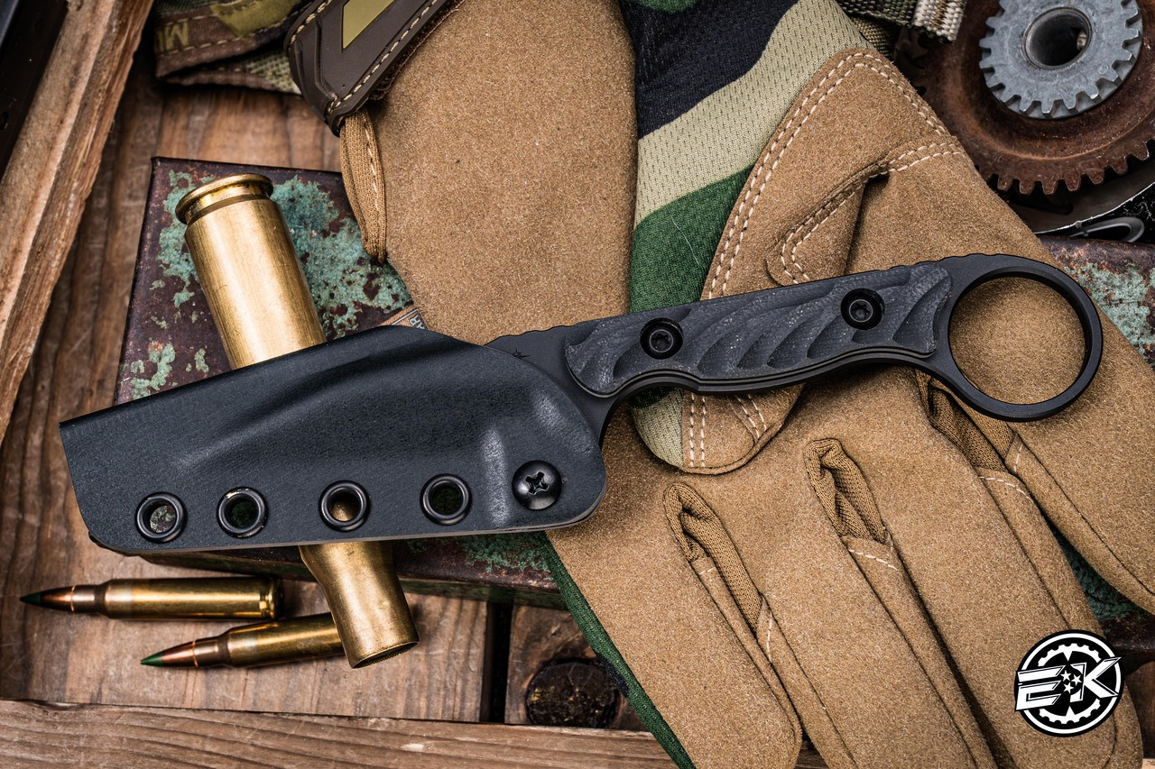 Toor Jank Toor Knives Jank Shank W Fixed Blade Knife SoCom Black G10 3