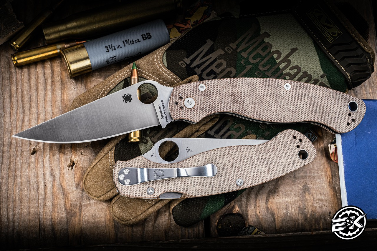 Spyderco Military 2 Folding Knife Brown Micarta 4