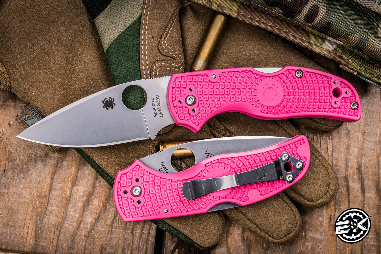 Spyderco Native 5 Lightweight Lockback Pink FRN 2.95