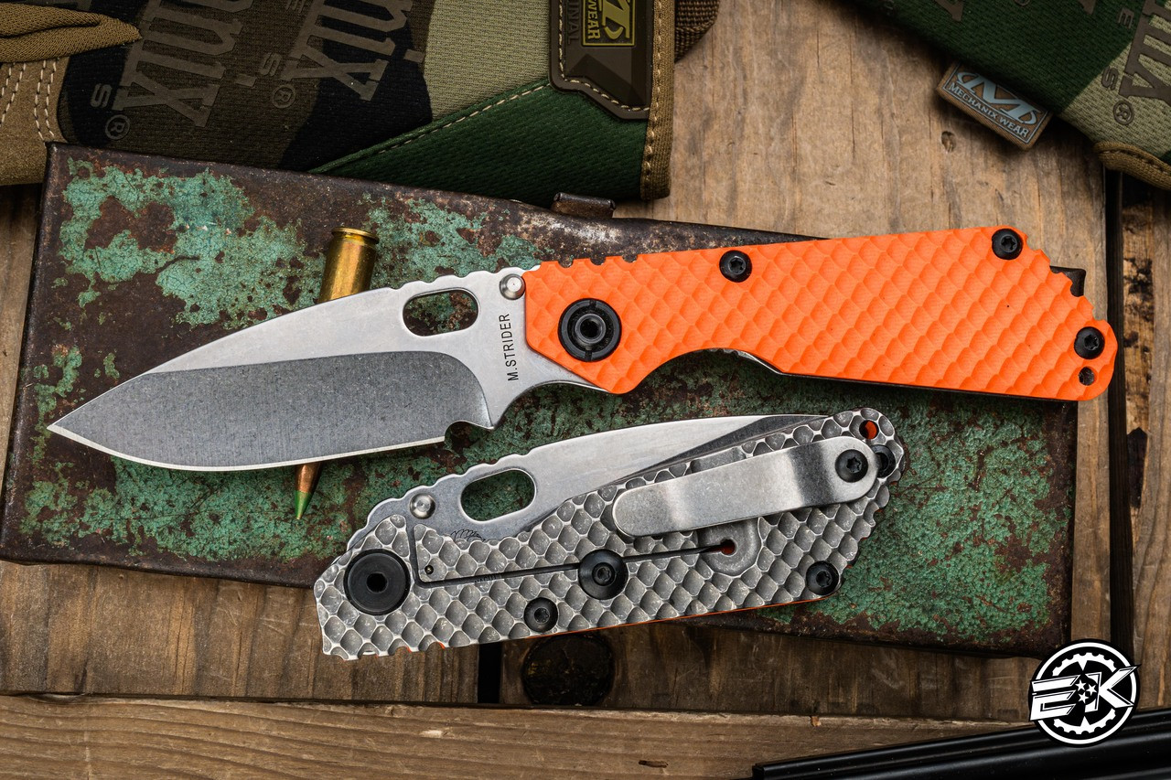 Mick Strider Knives SnG DGG Orange G-10 3.5