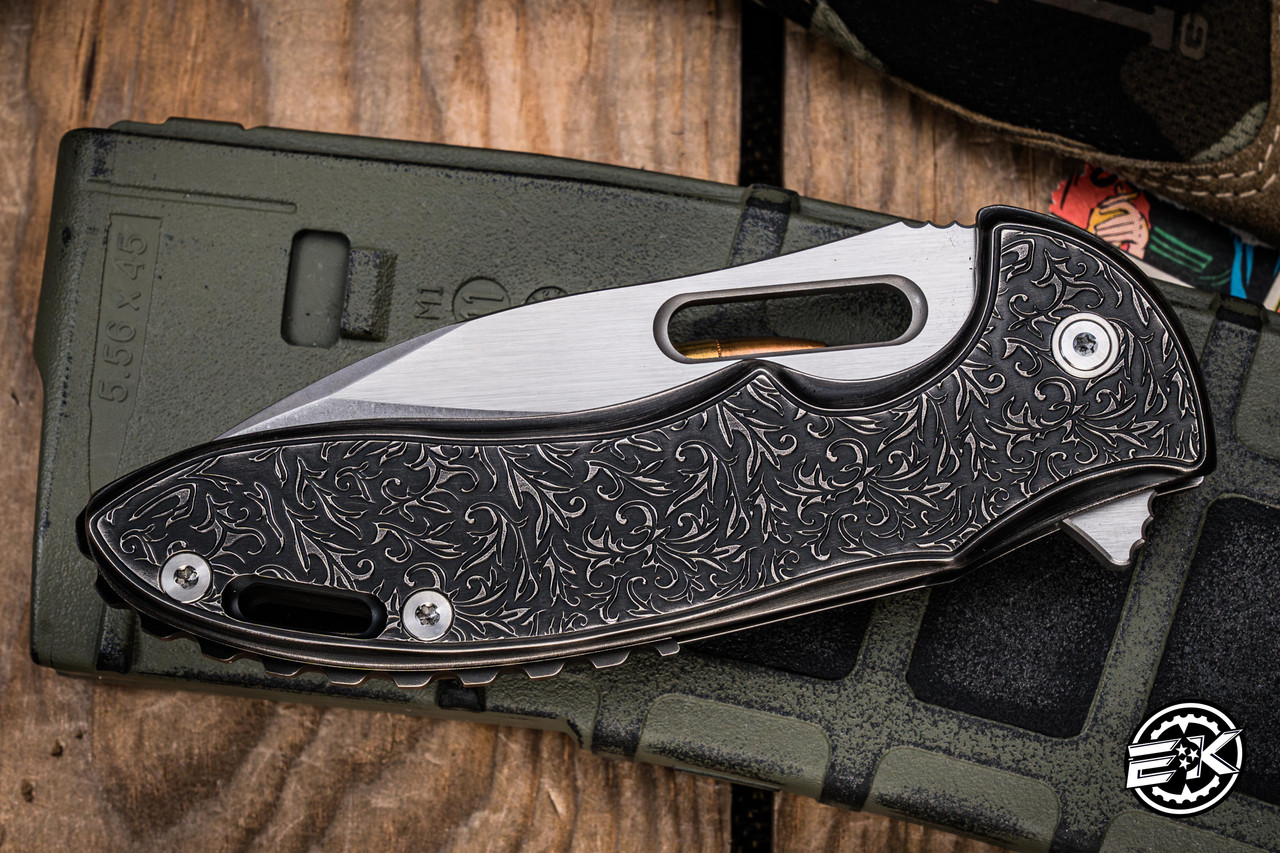 Mechforce/Rick Lala Sentry Folding Knife Black Titanium 3.5