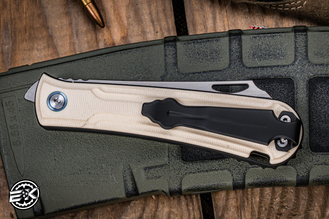 Mechforce/Rick Lala Caipira Front Flipper Stormtrooper Ivory G10
