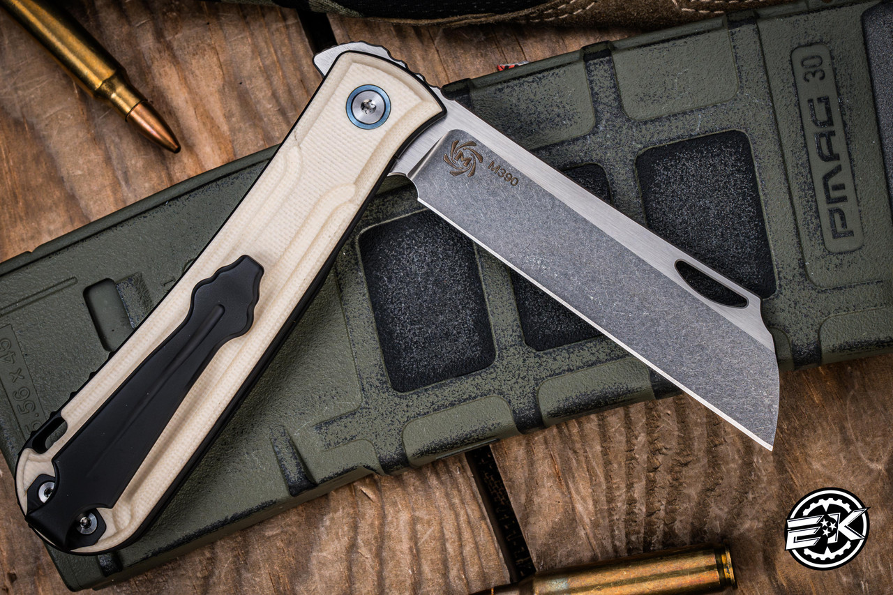 Mechforce/Rick Lala Caipira Front Flipper Stormtrooper Ivory G10