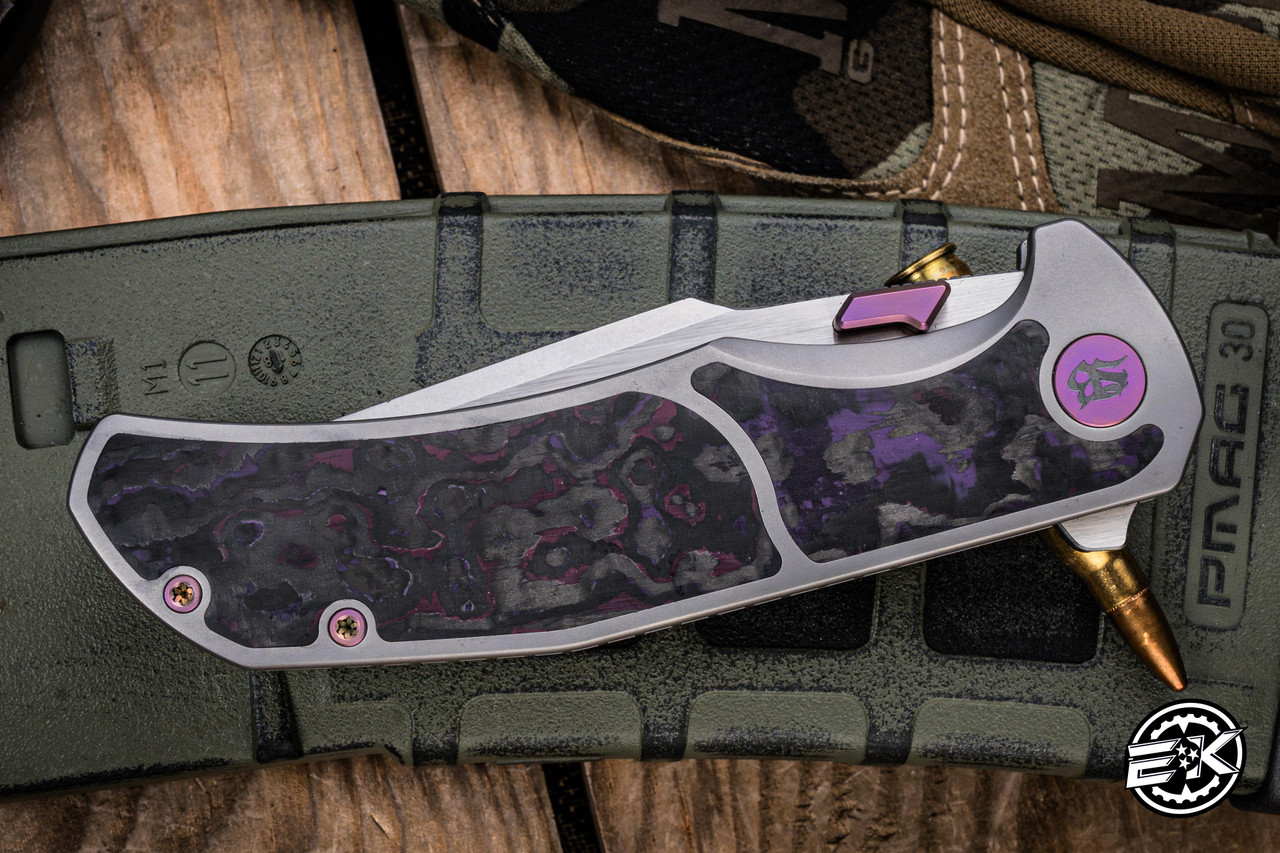 Mechforce/Jim Skelton Hellraiser Folding Knife Purple Haze Fat
