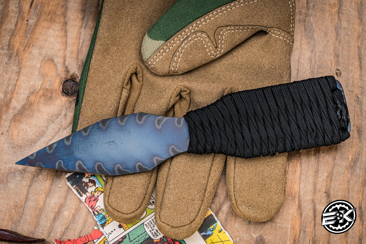Mick Strider Knives Push Nail Black Cord 7.5