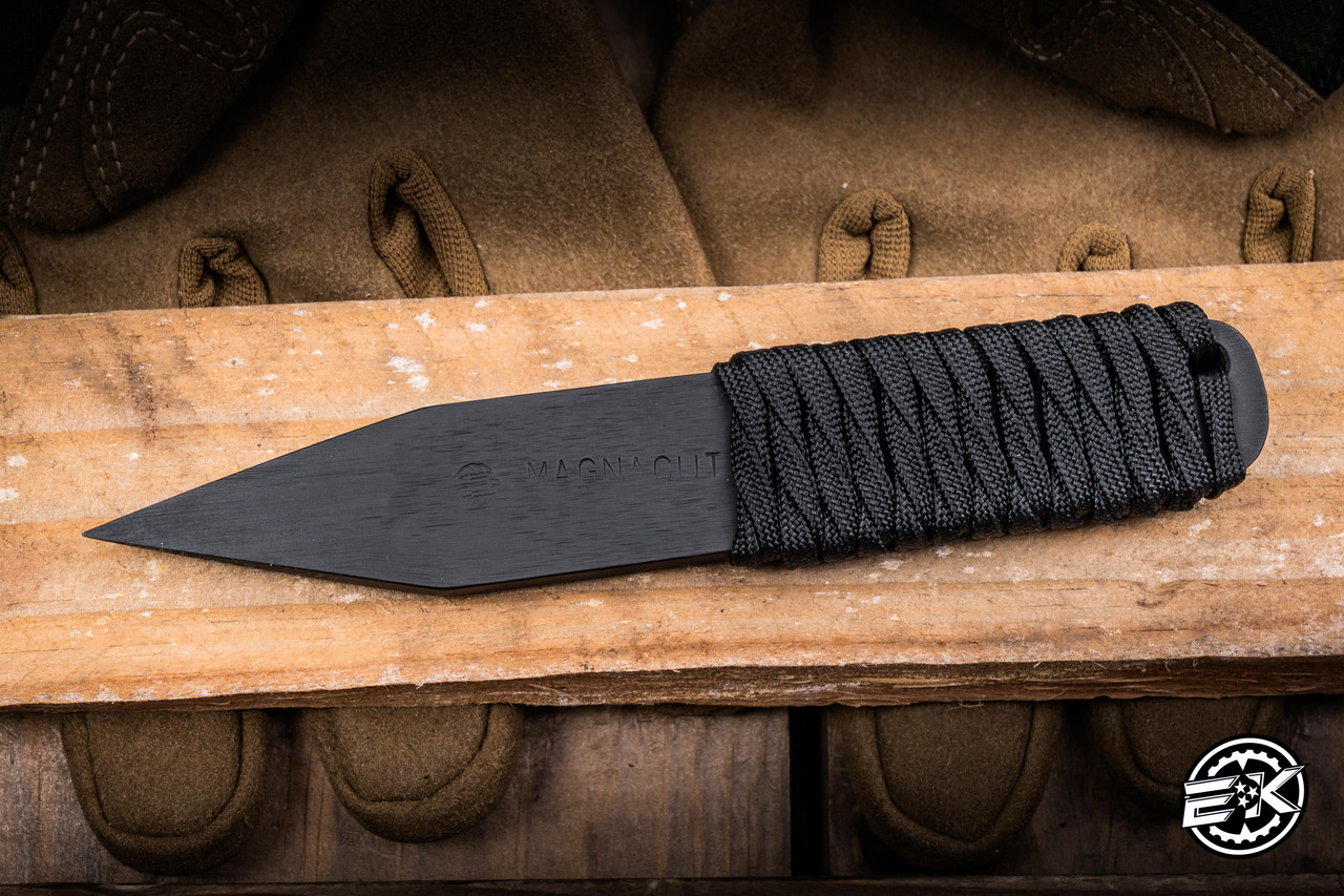 Mick Strider Knives Thick Nail Fixed Blade Black Cord 6
