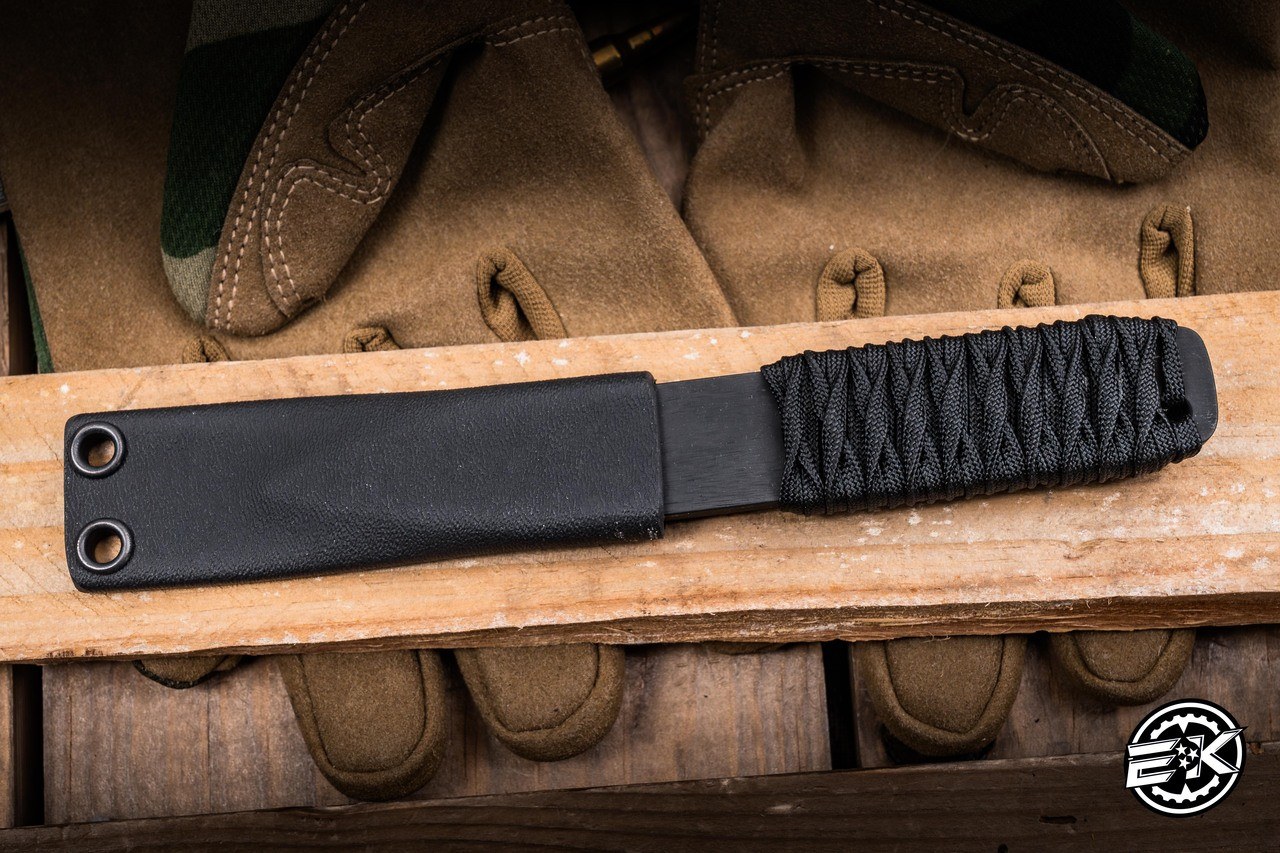 Mick Strider Knives Thick Nail Black Cord 6.25