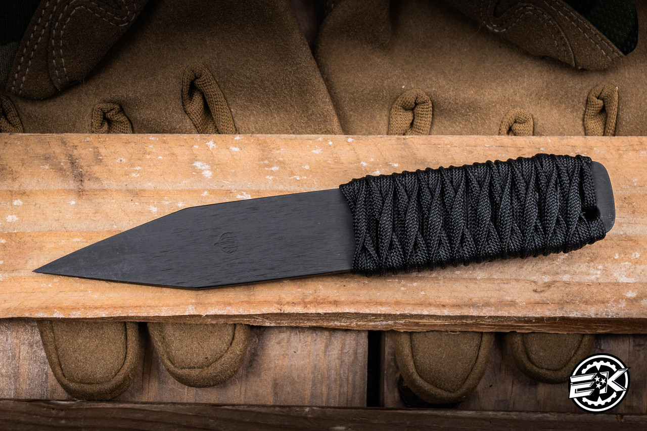 Mick Strider Knives Thick Nail Black Cord 6.25