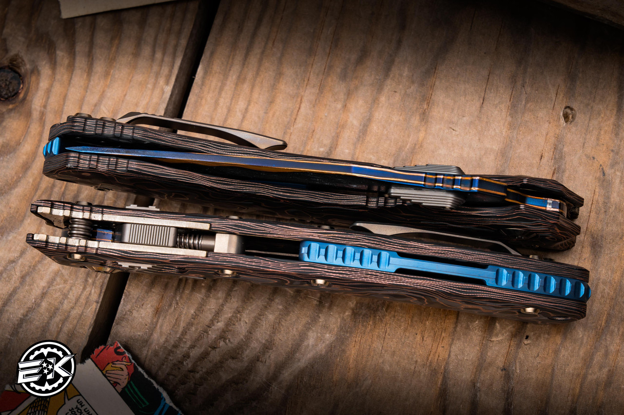 Microtech/Marifione Select Amphibian Ram-LOK LiveWire Carbon Fiber