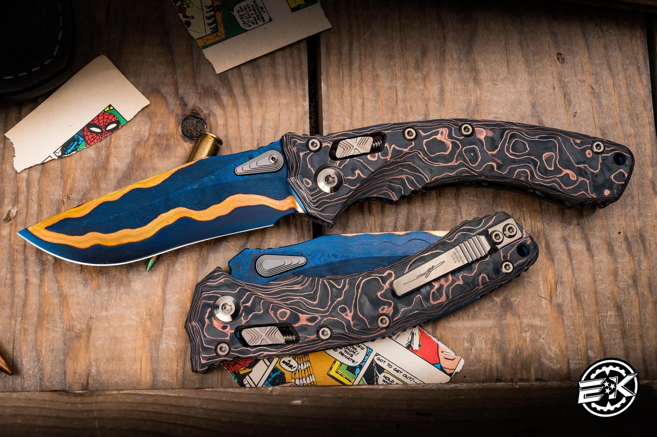 Microtech/Marifione Select Amphibian Ram-LOK LiveWire Carbon Fiber