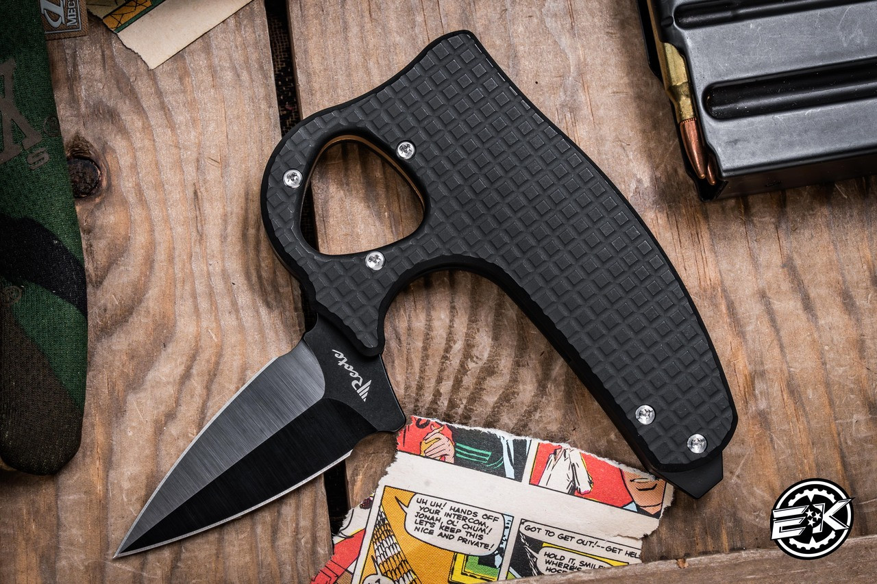 Eriko Reate Exo-D Folding Knife Black PVD Titanium 2.7