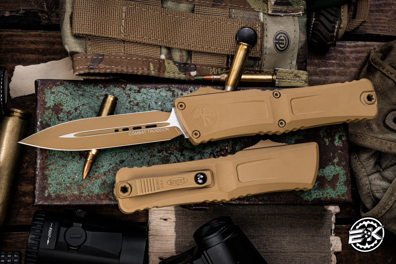 Microtech Combat Troodon Gen III OTF Automatic Knife Cerakote RAL