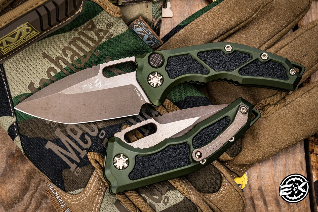 Heretic Knives Medusa Automatic Green 3.25