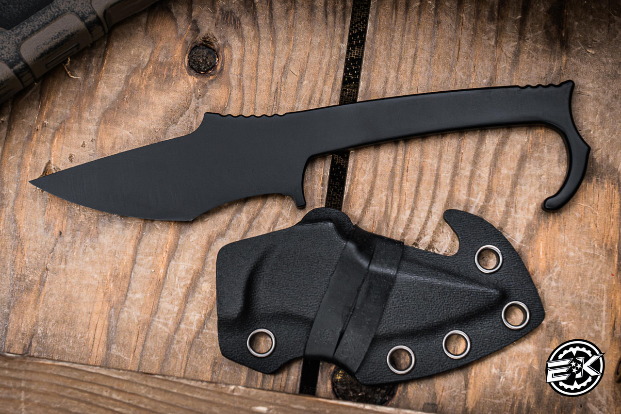 Skallywag Tactical MDV Plus One Fixed Blade Knife Black Stainless