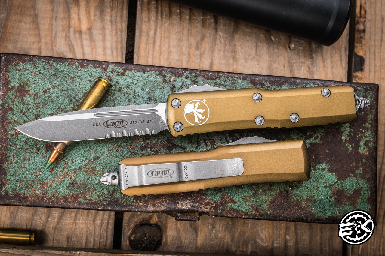 Microtech UTX-85 OTF Automatic Tan 3
