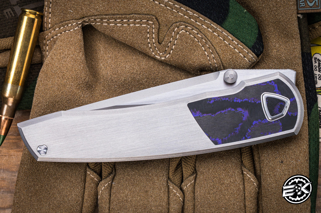 Sharknivco Edison Barajas Custom WAKA Folding Knife Titanium