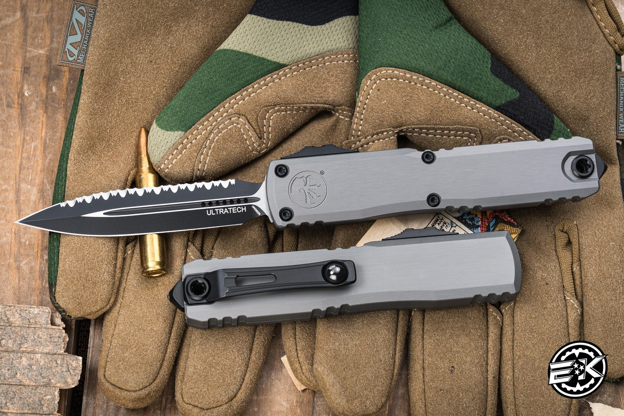 Microtech Ultratech Gen III ZBP OTF Automatic Knife Natural Clear