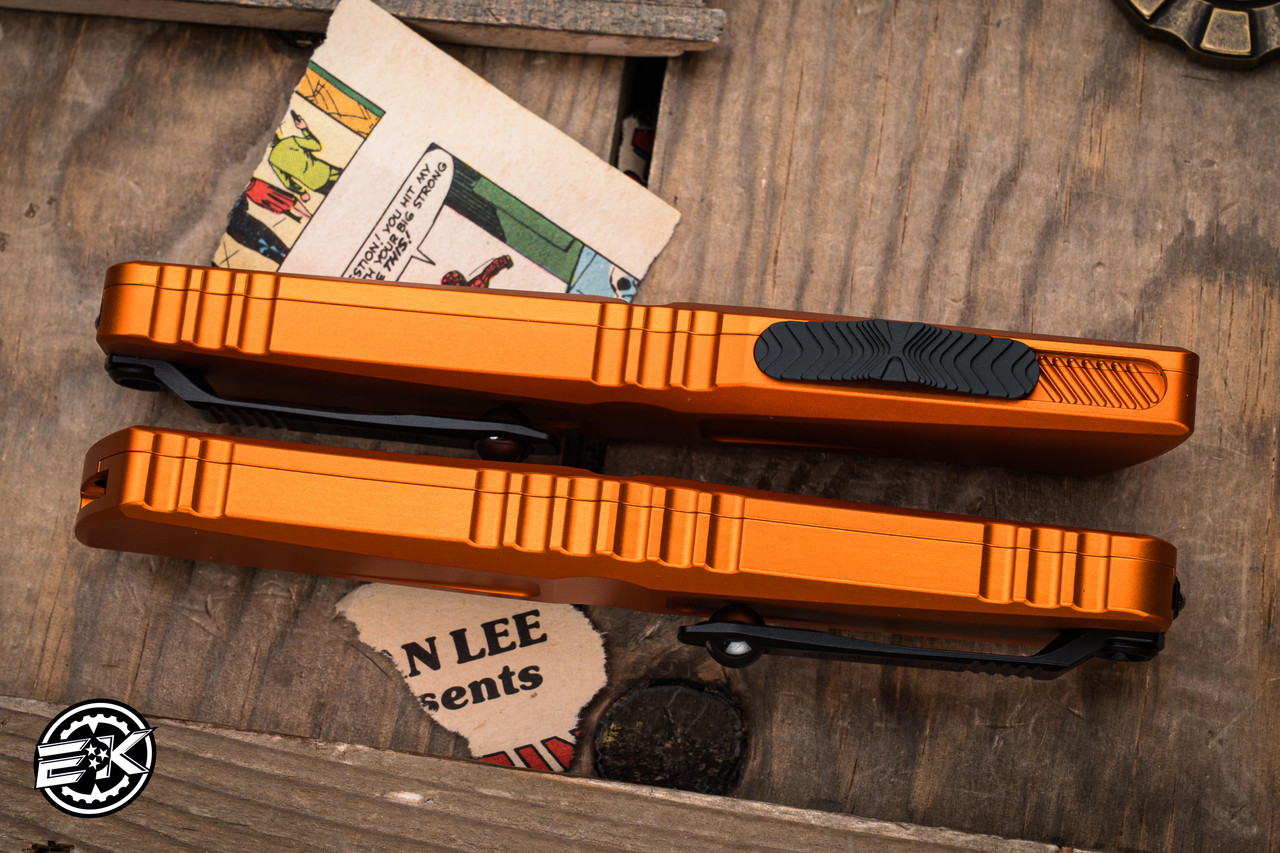 Microtech Combat Troodon Gen III OTF Automatic Knife Orange