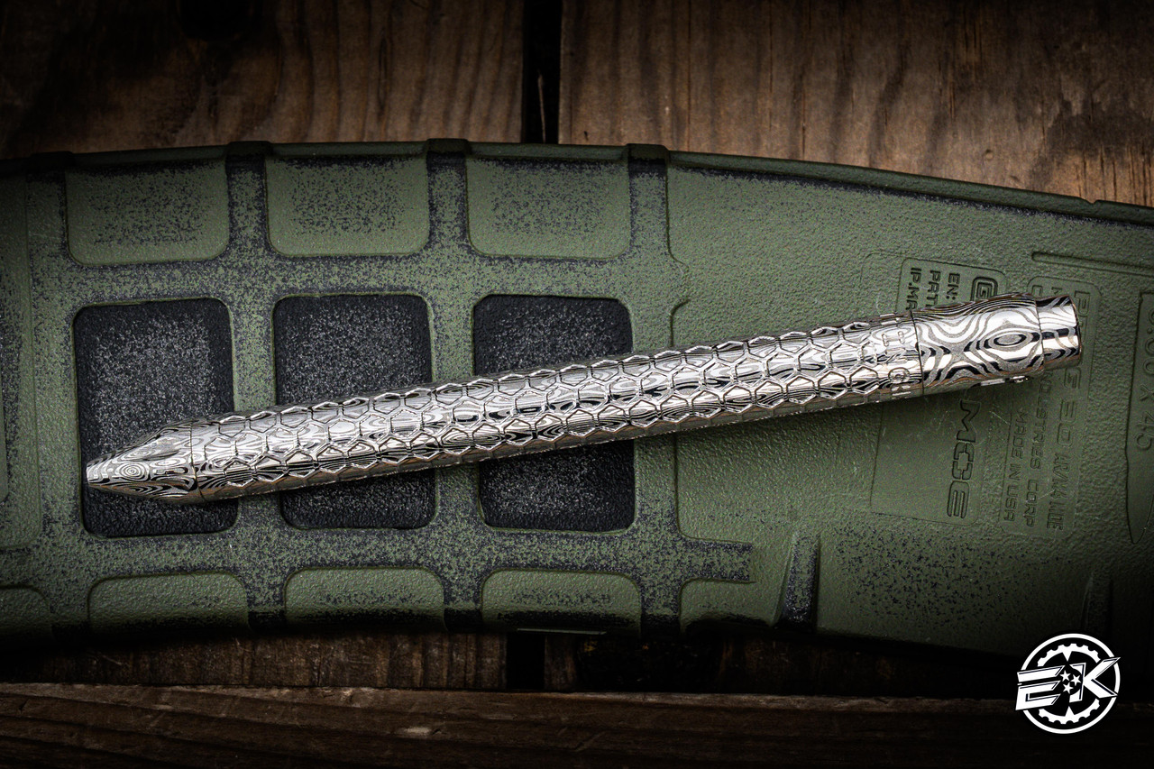 Nottingham Tactical TiButton Exotic Pen Honey Badger Odins Eye