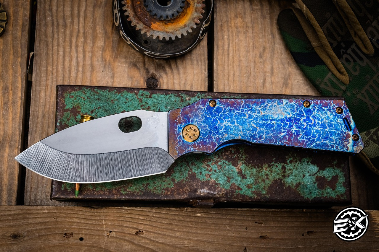 お察し品の強固守護と結界形成渡嘉敷ブルーおるこ Medford TFF-1 Tactical Fighting Folder Knife Blue Acid Flamed