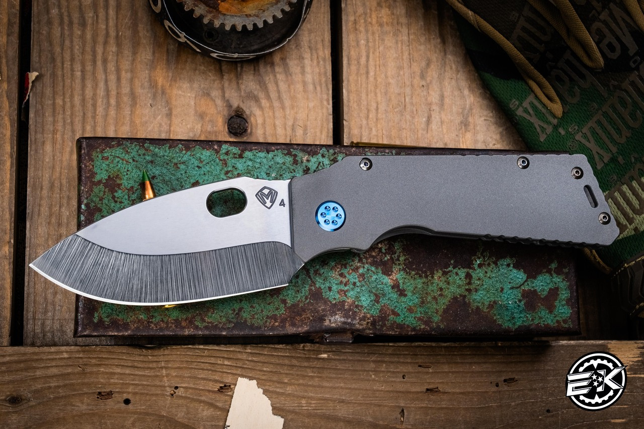 Medford TFF-1 Tactical Fighting Folder Knife Blasted Gray Titanium