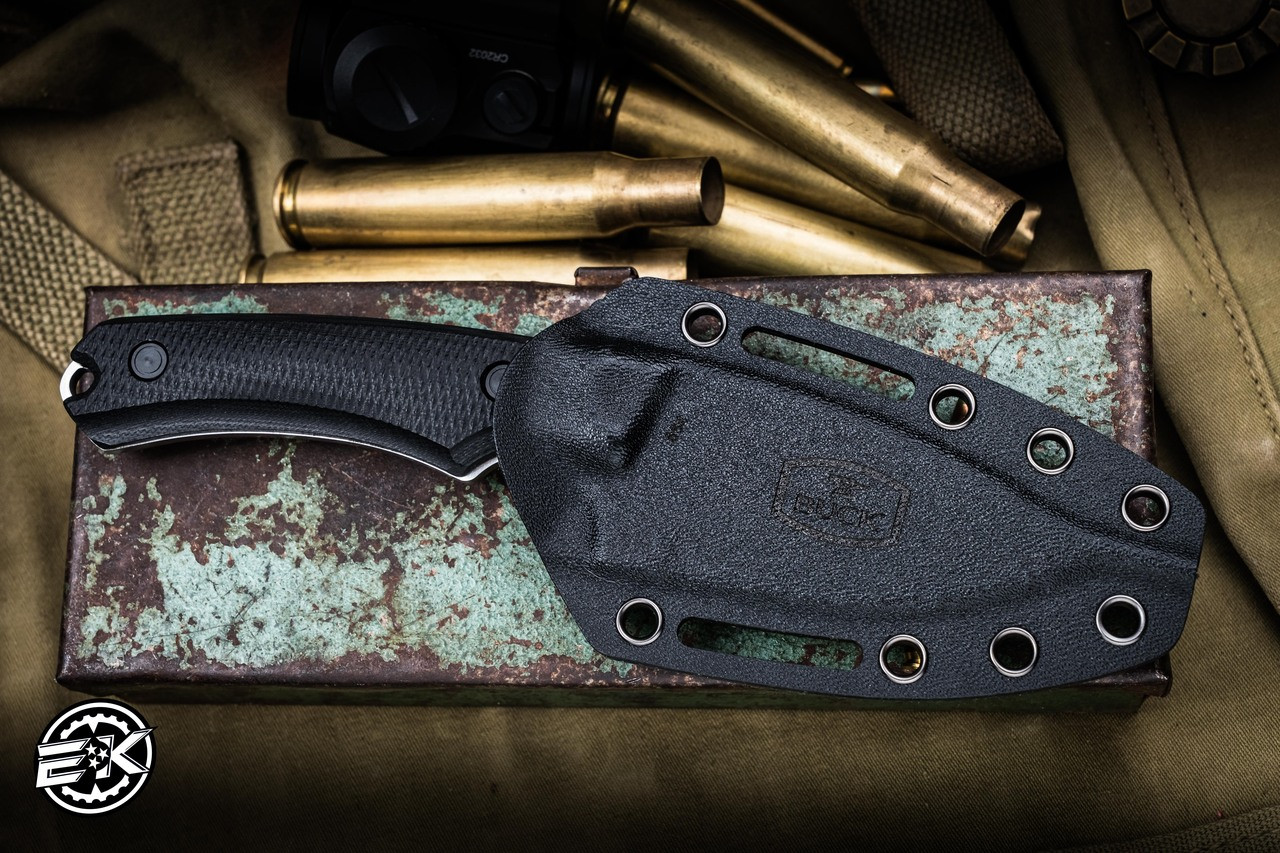 Buck Knives 664 Alpha Hunter Elite Fixed Blade Knife Black G10