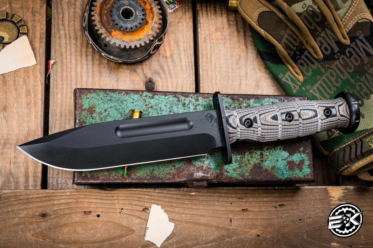 Medford USMC Fighter Fixed Blade Knife Multi-Layered G10 6.5
