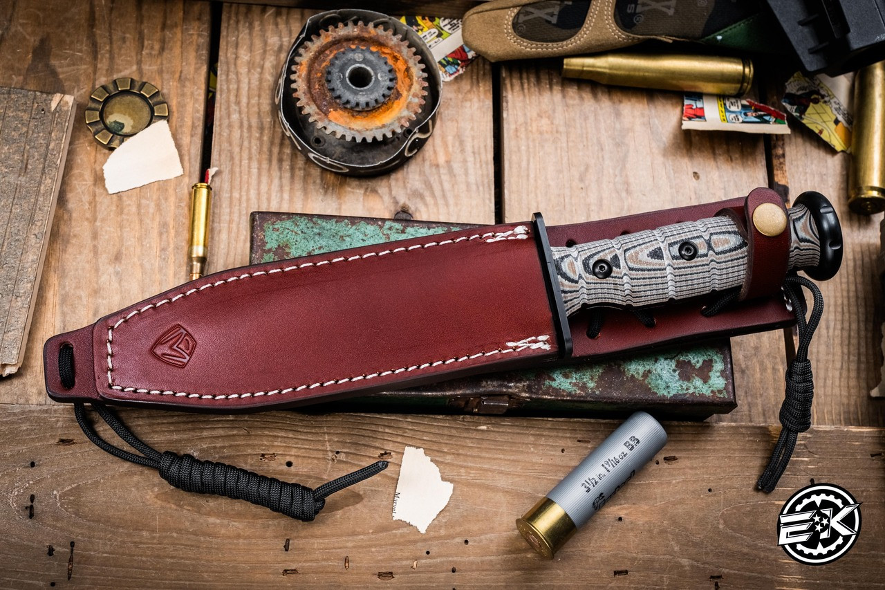 Medford USMC Fighter Fixed Blade Knife Multi-Layered G10 6.5