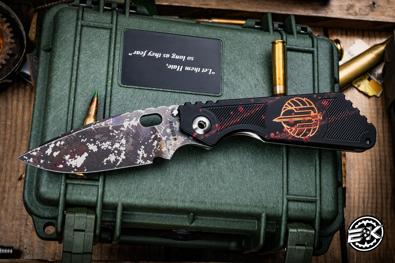 Preowned-Blackside Customs/Strider Knives Limited 