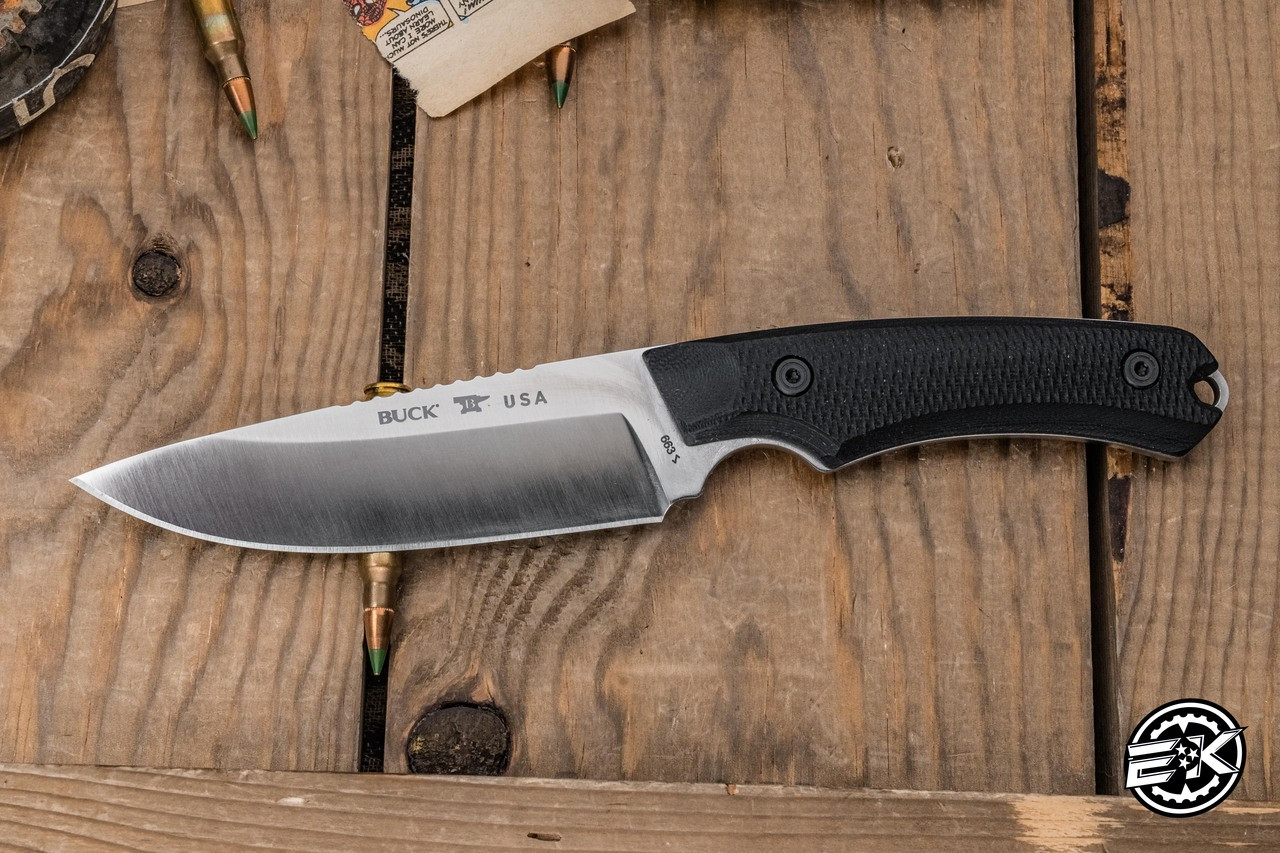 Buck Knives 663 Alpha Guide Elite Fixed Blade Knife Black Buck Knives 663 Alpha Guide Elite Fixed Blade Knife Black
