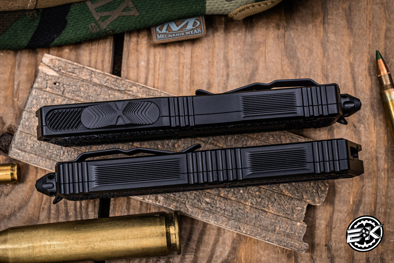 Microtech Scarab II Gen III OTF Automatic Knife Black Tactical