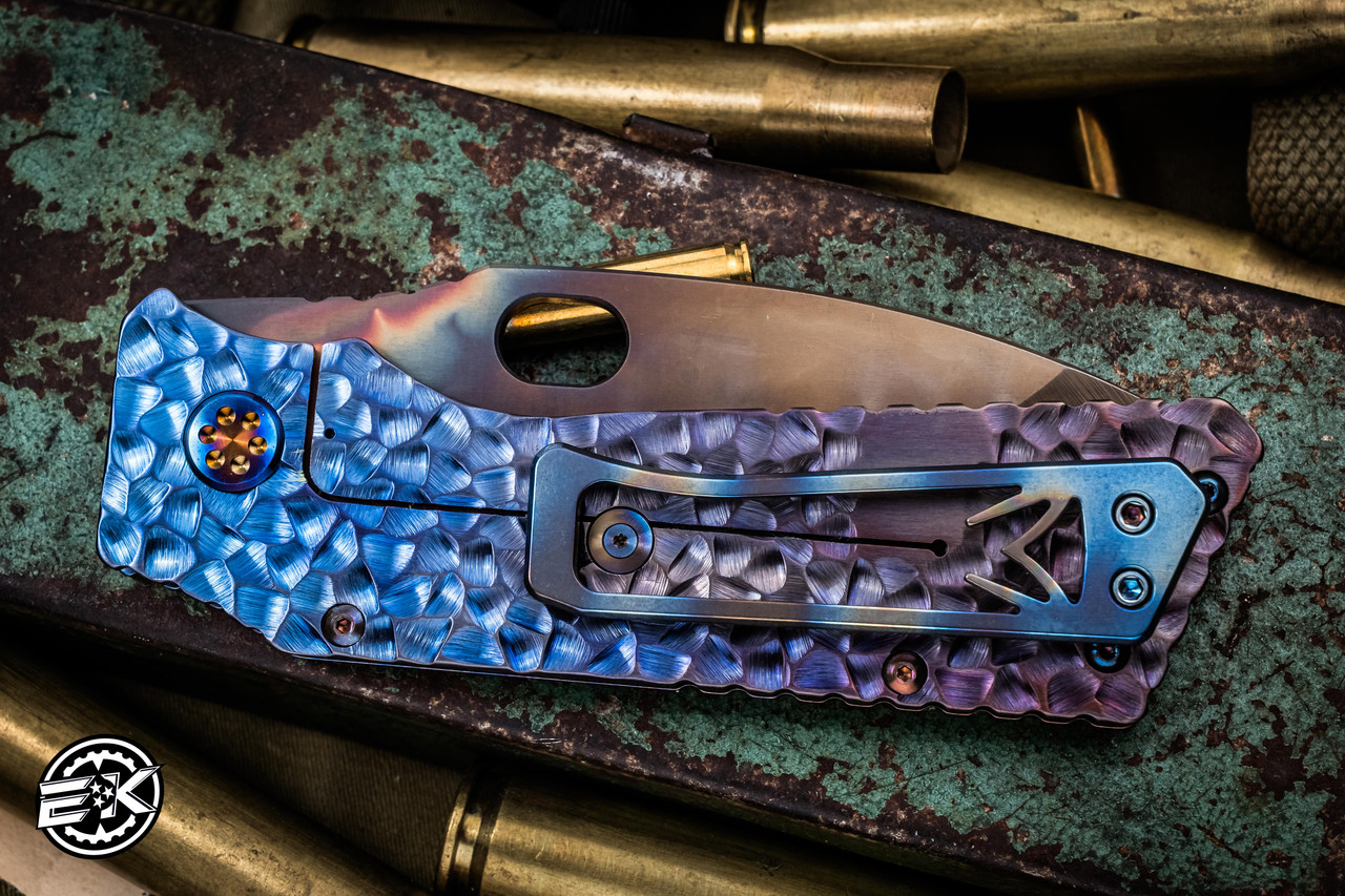 Medford TFF-1 Tactical Fighting Folder Knife Bronze-Blue-Rose Fade