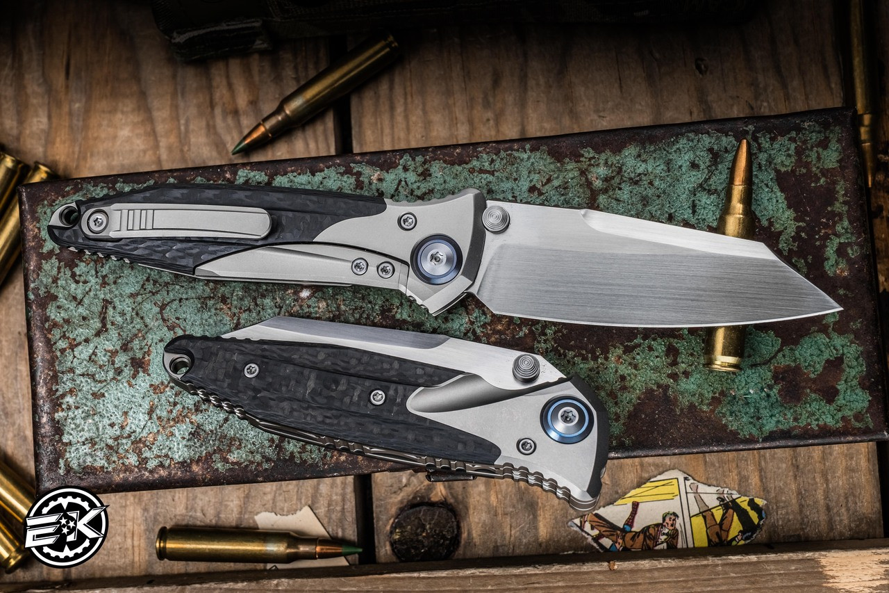 Microtech Socom Bravo Mini Folding Knife Carbon Fiber 3.4