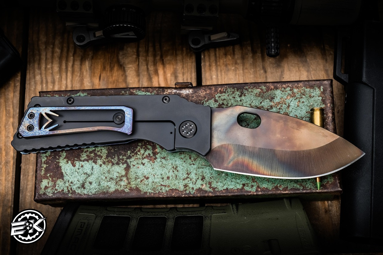 Medford TFF-1 Tactical Fighting Folder Knife Acid Flamed Bronze