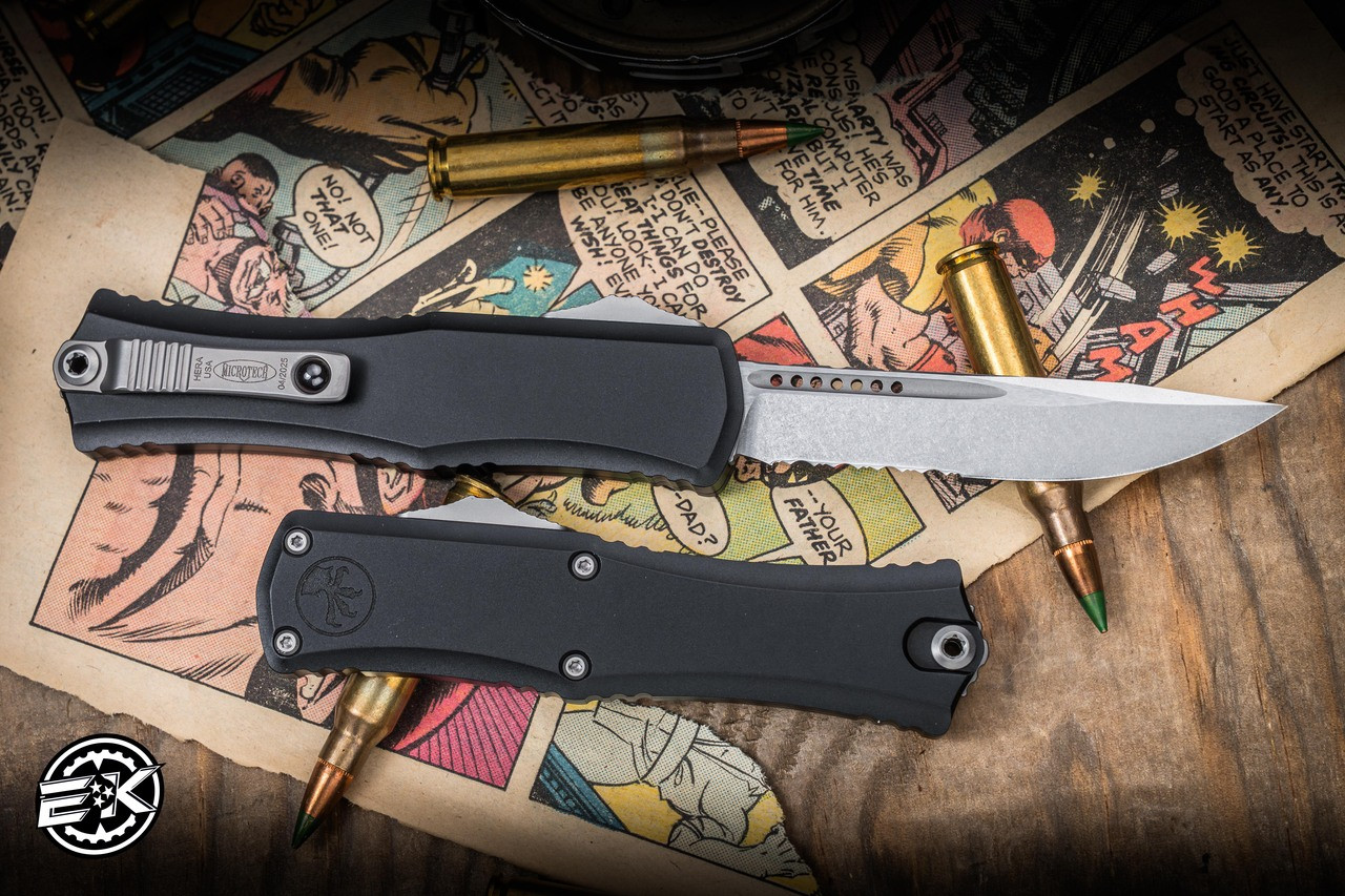 Microtech Hera II Mini OTF Automatic Knife Black 3