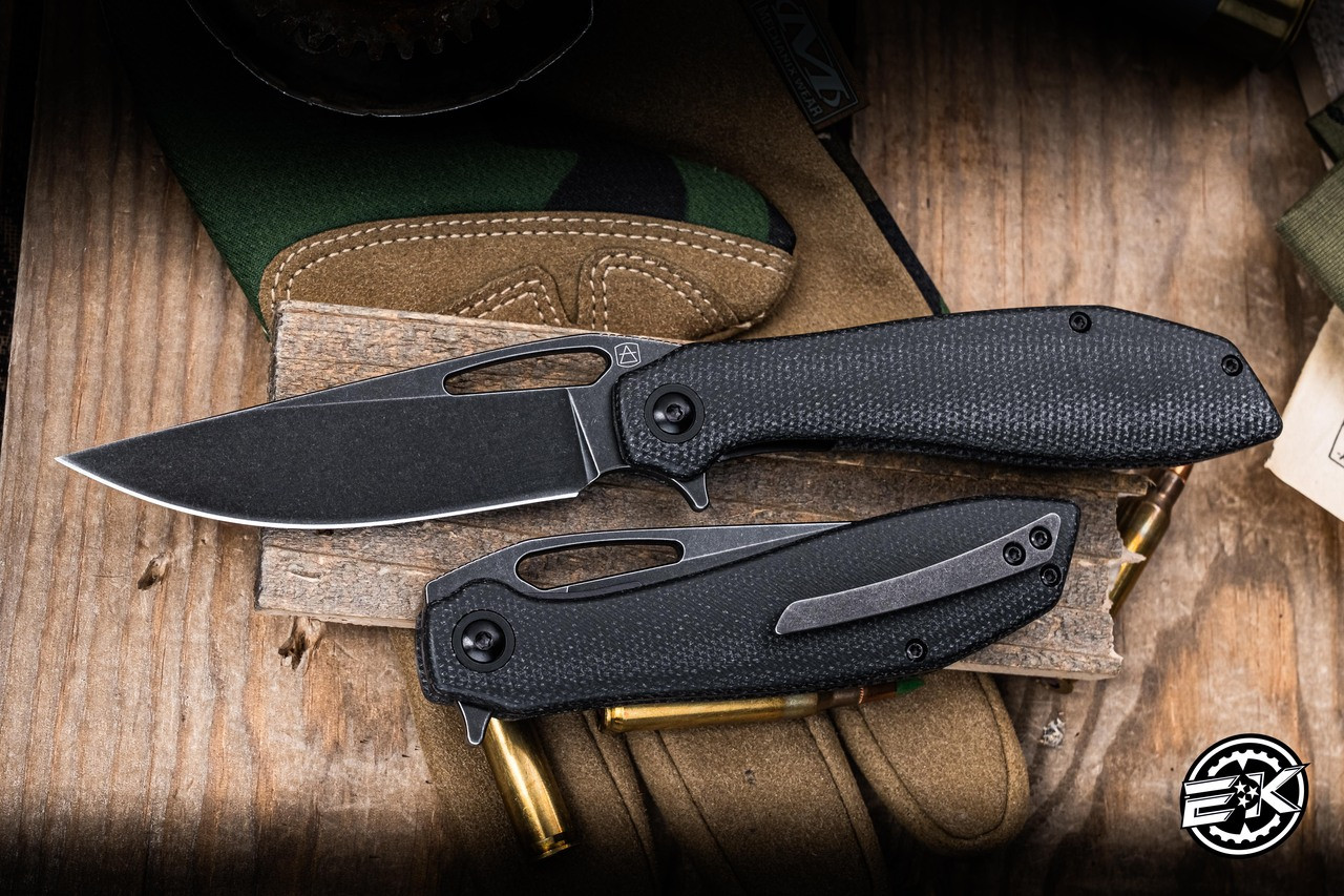 Luft Concepts BXTR Folding Knife Black Micarta 3.25