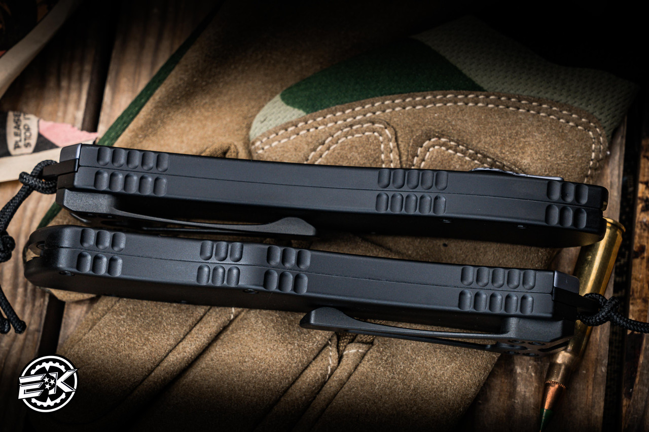 Heretic Knives Hydra V4 OTF Automatic Knife Black 3.6