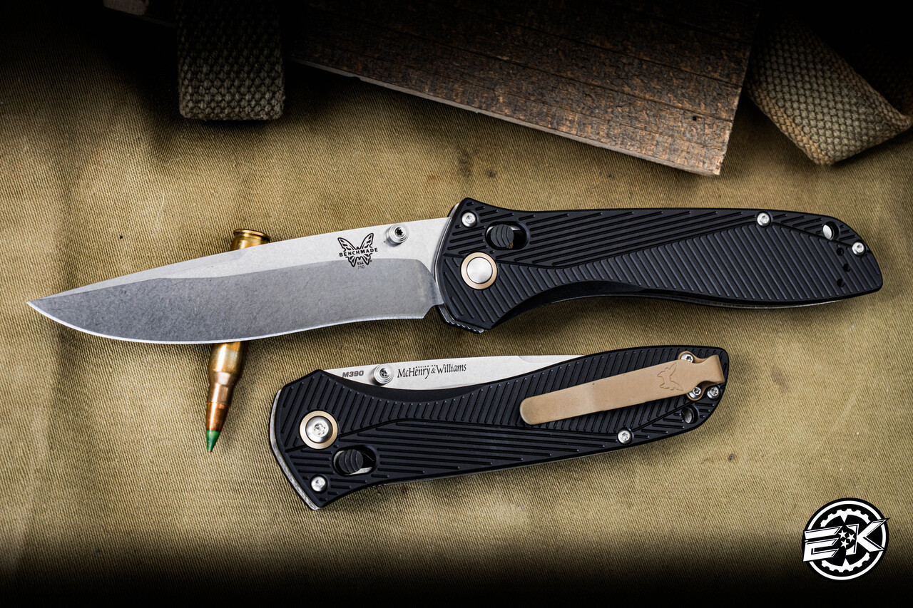 Benchmade 710 Seven Ten Folding Knife Black Aluminum 4