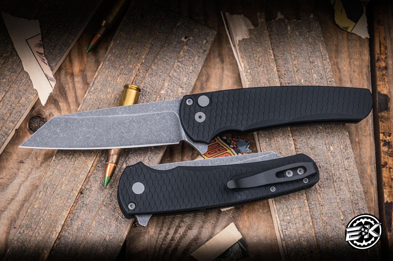 Pro-Tech Malibu Dragon Scale Black Aluminum 3.5